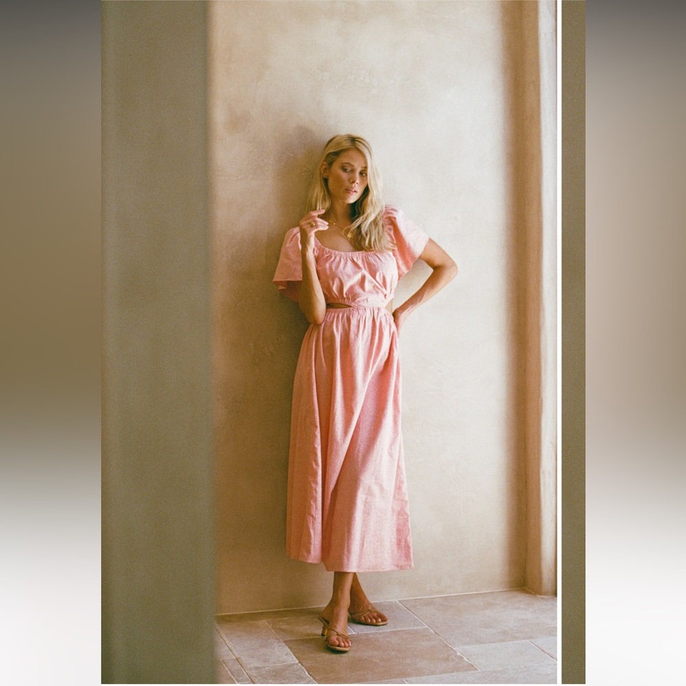 Sabo Skirt Ezzy Midi Dress - Pink